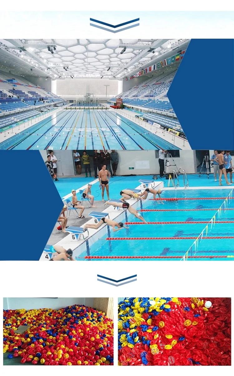 Factory Competitor Swimming Pool Lane Line 6cm Lane Rope Float Rope