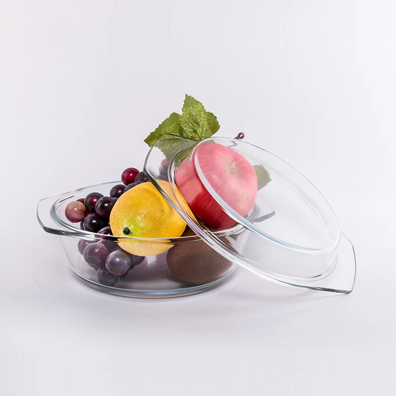 Pyrex Heat Resistant Casserole Glass Bakeware Dish With Glass Lid For