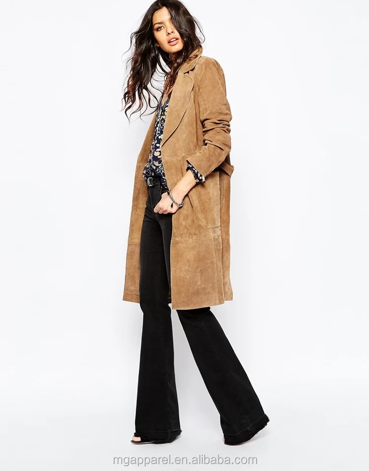 Nieuwe Collectie Winter Suède Jas 100% Suède Stof Dames Nieuwe Collectie Winter Suède Jas 100% Suède Stof Dames