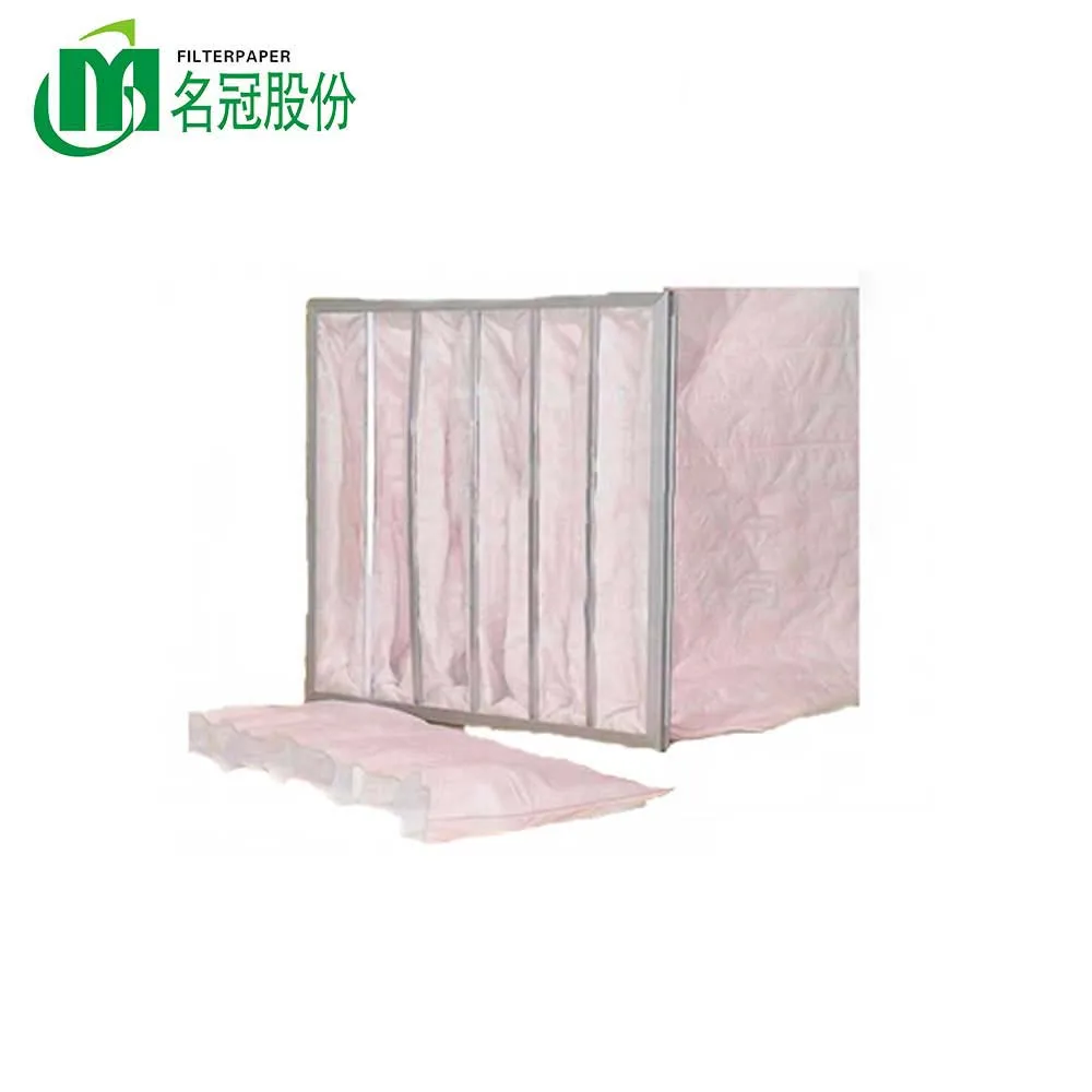 pocket-filter-media-Wholesale Factory Synthetic Fiber Primary Pocket Air Filter Media