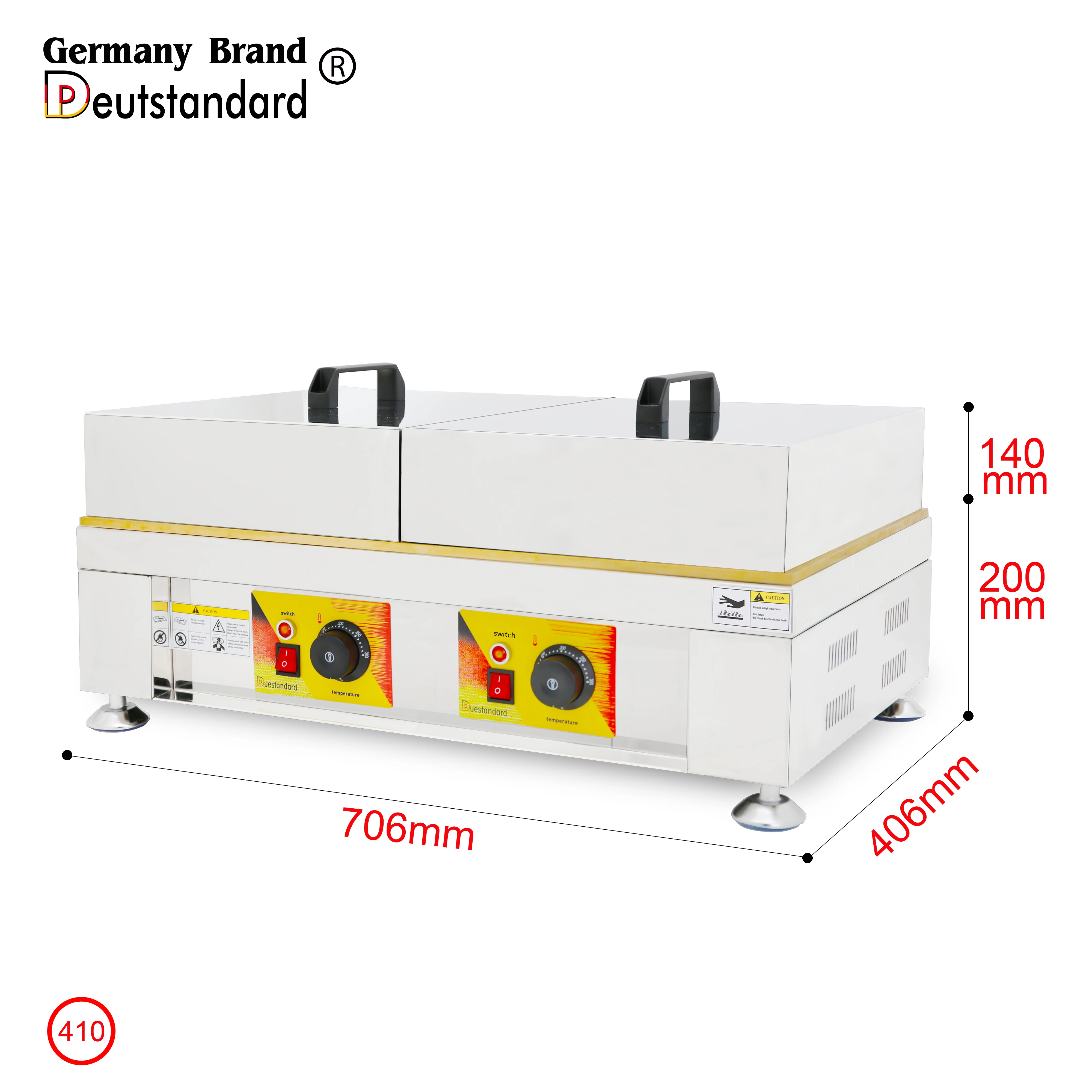 Germany Baking Equipment Snack Souffle Pancake Waffle Maker Souffle Cup