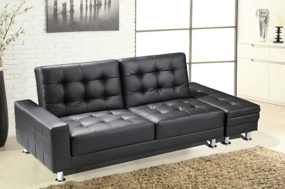 High Quality Comfortable Leather Sofa Bed for Livingroom