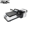 ERICK rose uv varnish flat bed printer for wood pen synthetic leather shaker bottle logo