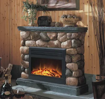 Casa De Chimenea Eléctrica Calentador - Buy Insertar Chimenea De Piedra