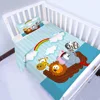 3d Baby Bed Sheet set Captain Elephant and friends baby bed sheet