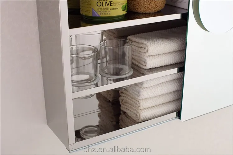Fare su porta scorrevole specchio mobiletto del bagno con specchio ... Bagno con porta scorrevole