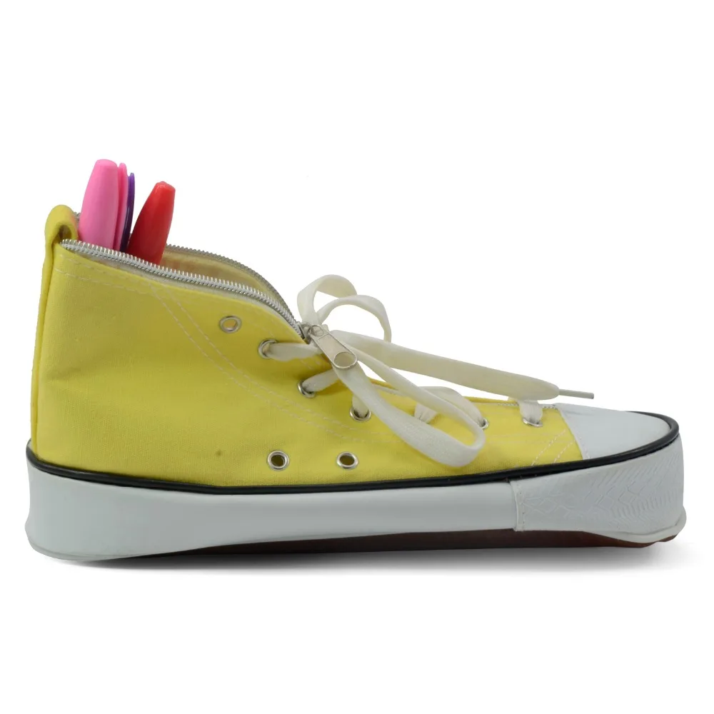 便宜的批发大容量鞋型定制铅笔盒为学生