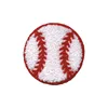 world cup sport ball design sew on embroidered towel patch