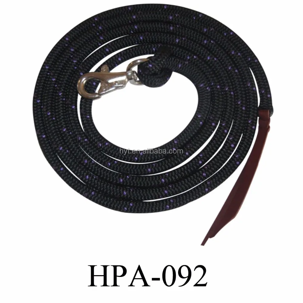 Nylon Horse Lead Rope With Hardware And Leather Buy Horse Lead Rope