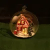 Glass ball dollhouse miniature lighting glass presents gifs