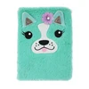 OEM kids stationary Plush Cover Cartoon Notebook