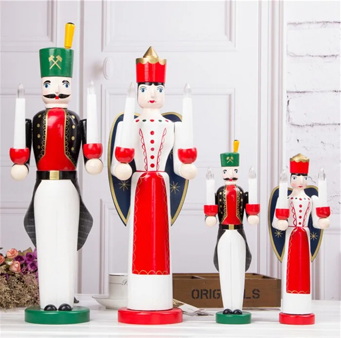 High Quality Large Nutcracker Table Lamp,Festival Decoration Nutcracker