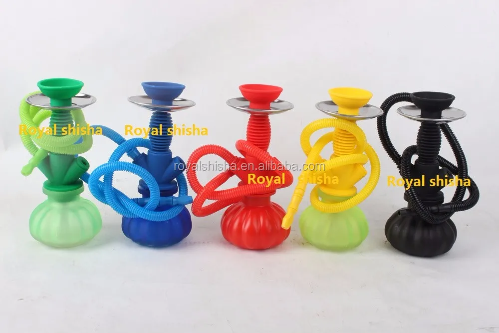High Grade Large Pencil Luxury Silicne Led Khalil Manoon Hookah For