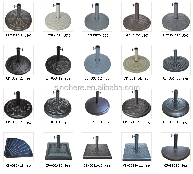 14kgs Patio Beach Umbrella Base Plastic Insert Buy Patio Beach