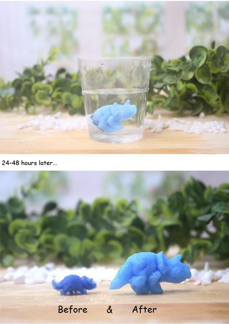 Promotional Gift Magic Pet Hatching Dinosaur Egg Expanding Water
