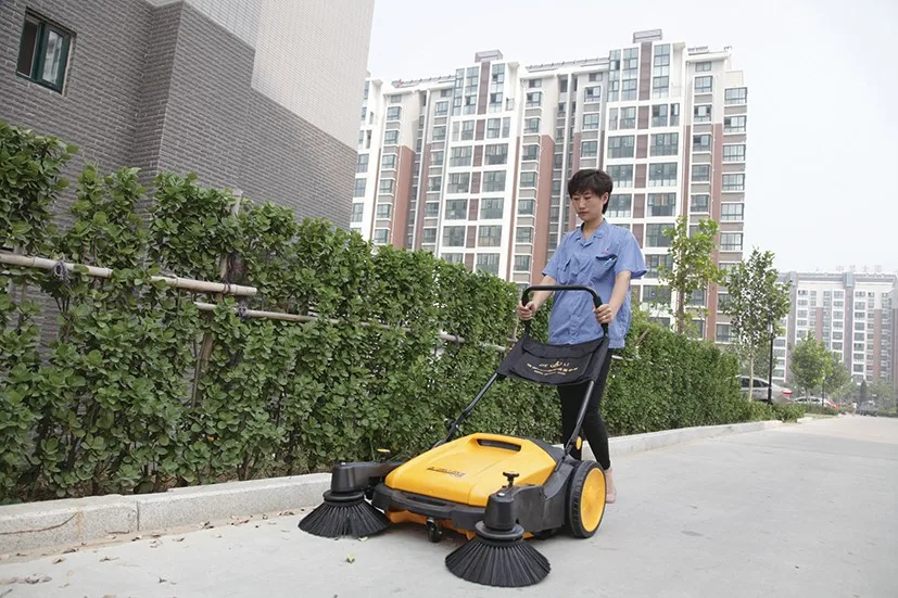 Cordless Jl920 Industrial Push Sweeper Buy 920mm Hand Push Sweeper