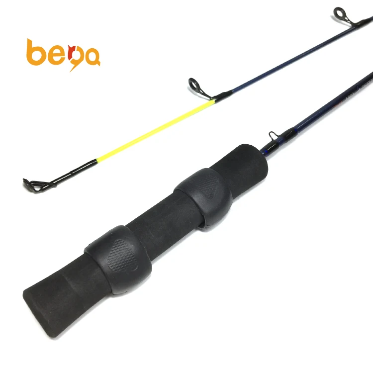 60cm 70cm Solid Nano Tip Ice Fishing Rod Small Travel Fishing Ice Rod