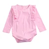 Fall Long Sleeves Romper Private Label Clothes Baby Onesie Wholesale