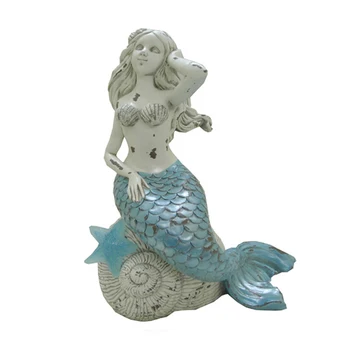 Beatiful Resin Mermaid Statue For Home Decoration - Buy Resin Mermaid ...