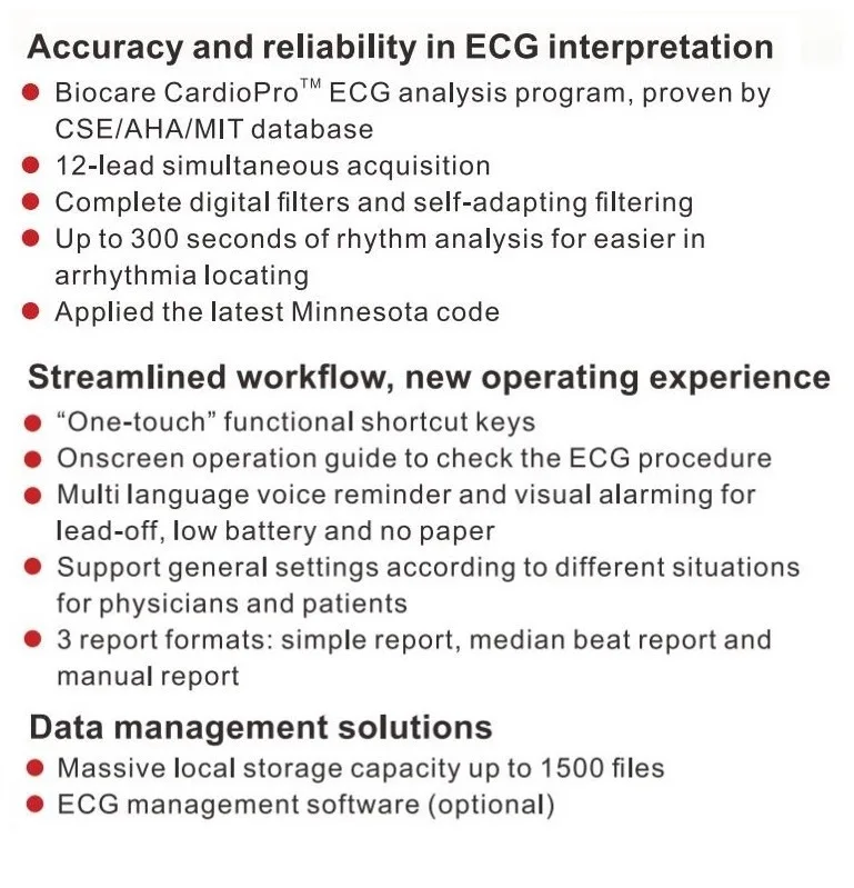 Medical devices Portable ECG Machine ECG Monitor Price