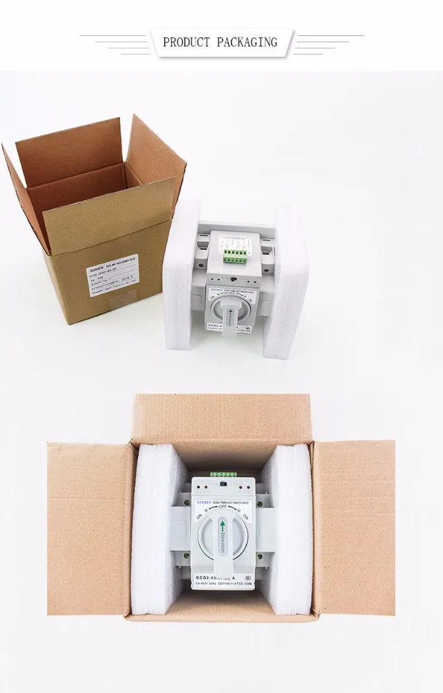 400V 4POLE ATS PHASE ELECTRICAL GENERATOR MANUAL AUTOMATIC CHANGEOVER SWITCH MCB