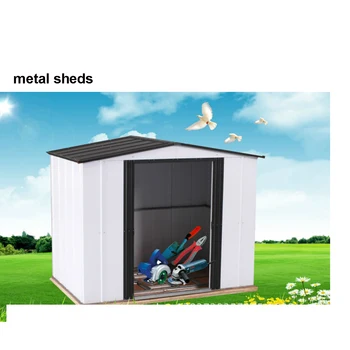 waterproof metal lockable outdoor bike storage shed with