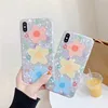 New Fresh Summer Style Flower Shell Pattern TPU Back Phone Cover Case for iPhone 6 6 Plus 7 7 Plus 8 8 Plus