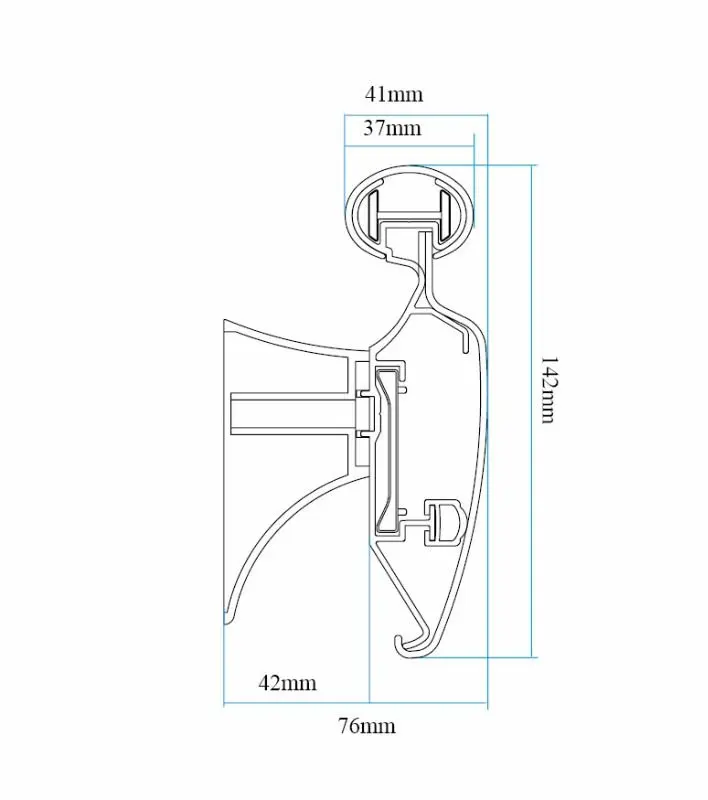 PVC handrail