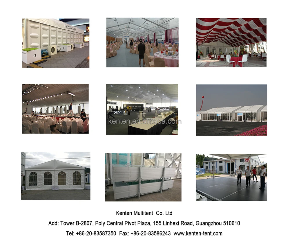 High Quality Aluminium 20m Span Width Trade Show Tent Exhibition Tent for CANTON FAIR