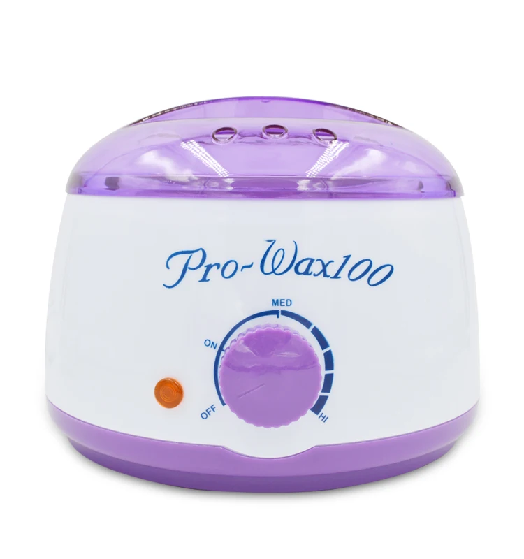 Purple&white Led Pro Wax Warmer With Temperature Control Electric Hair Removal Waxing Heater