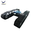 3T steel track crawler base with slewing bearing