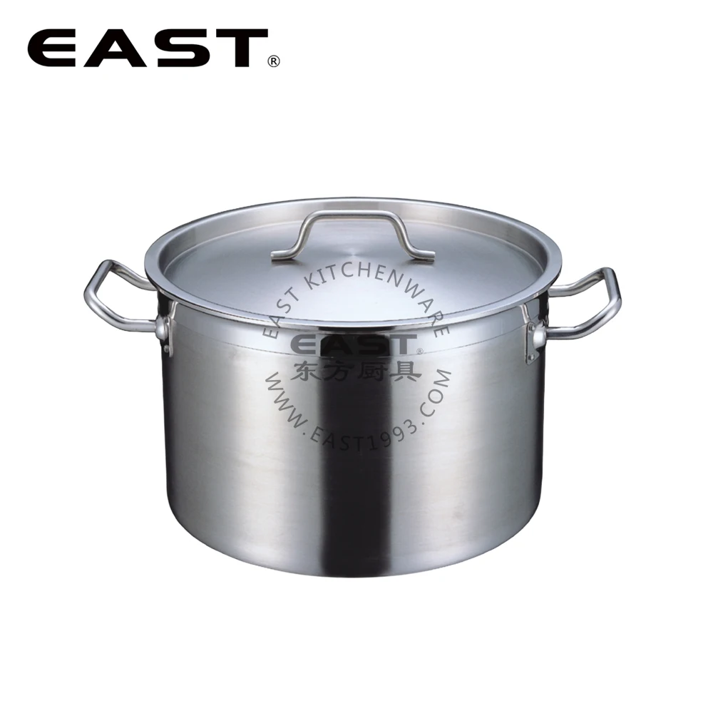 ExcelSteel 555 8 qt. Stainless Steel Multi-Cooker Pasta with Lid and Black Silicone Handles