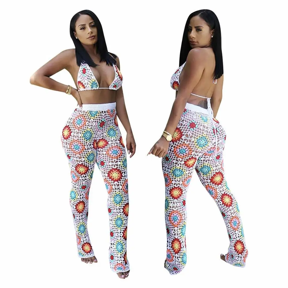 2 piece summer pants set