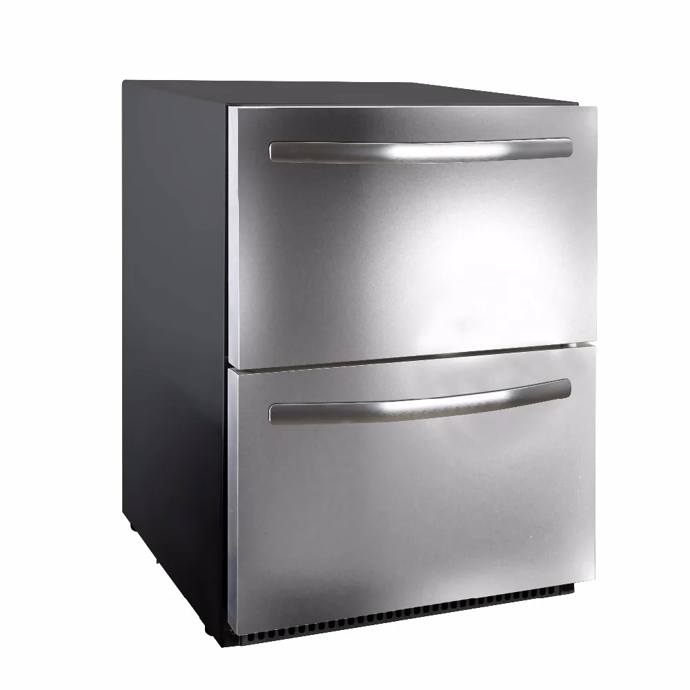 Drawer Type Refrigerator Undercounter Outdoor Waterproof Garden Frigo