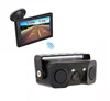 3 in 1 60 angle sensor adjustable bracket wireless camera parking sensor system with wireless 4.3 inch car monitor lcd screen