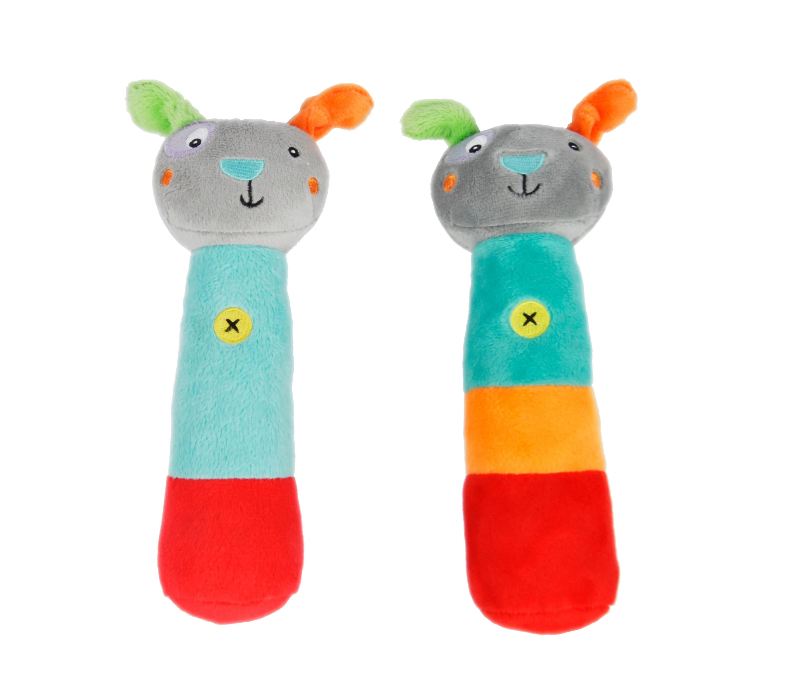 Brand Wholesale Smart Educational Child Toys Baby Rattle Set Plush