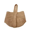 2019 new design shoulder bag natural straw bag hand woven straw shopping bag