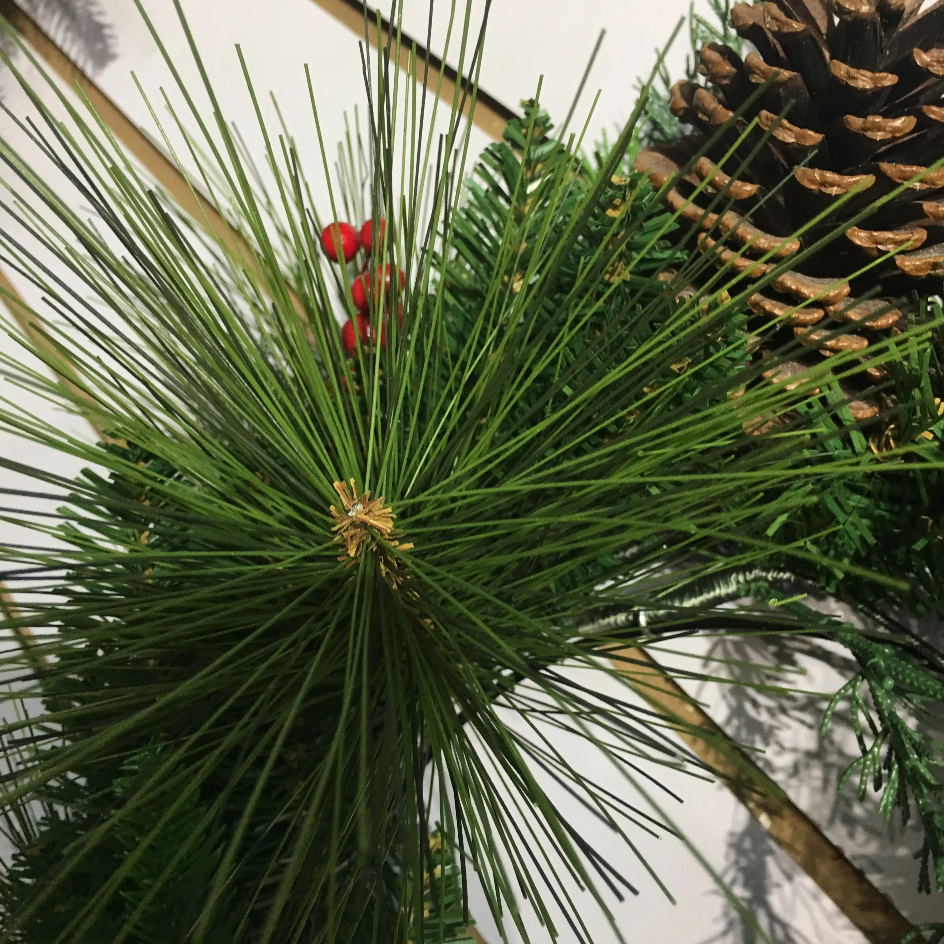 圣诞树用人造松针 (pvc单丝) - buy plastic artificial pine needles