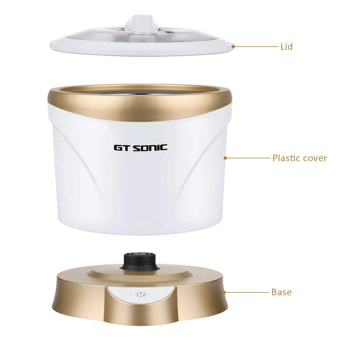 Gt Sonic 1.4l Mini Portable Washing Machine 40khz Ultrasonic Cleaner