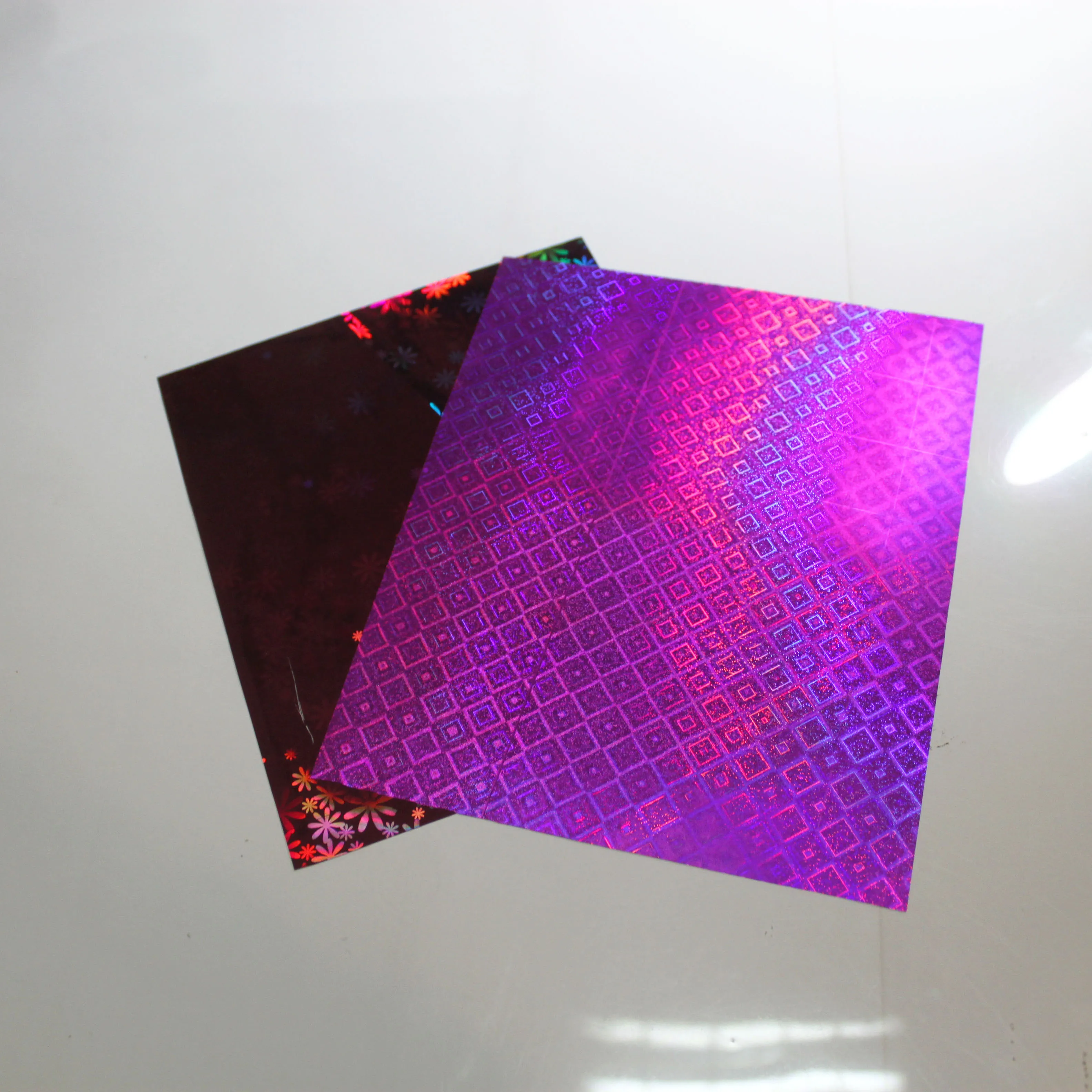 Cheap custom printing aluminum foil sticker security label manufacturers make holographic paper