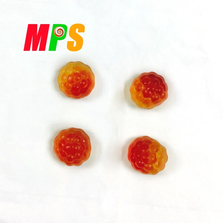Center Filled Juicy Fruity Round Gummy Candy Buy Gummy Candy,Center