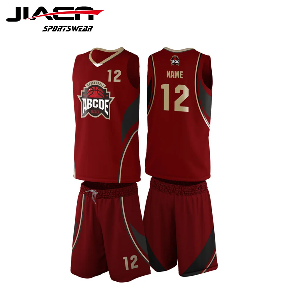 sublimation jersey maroon