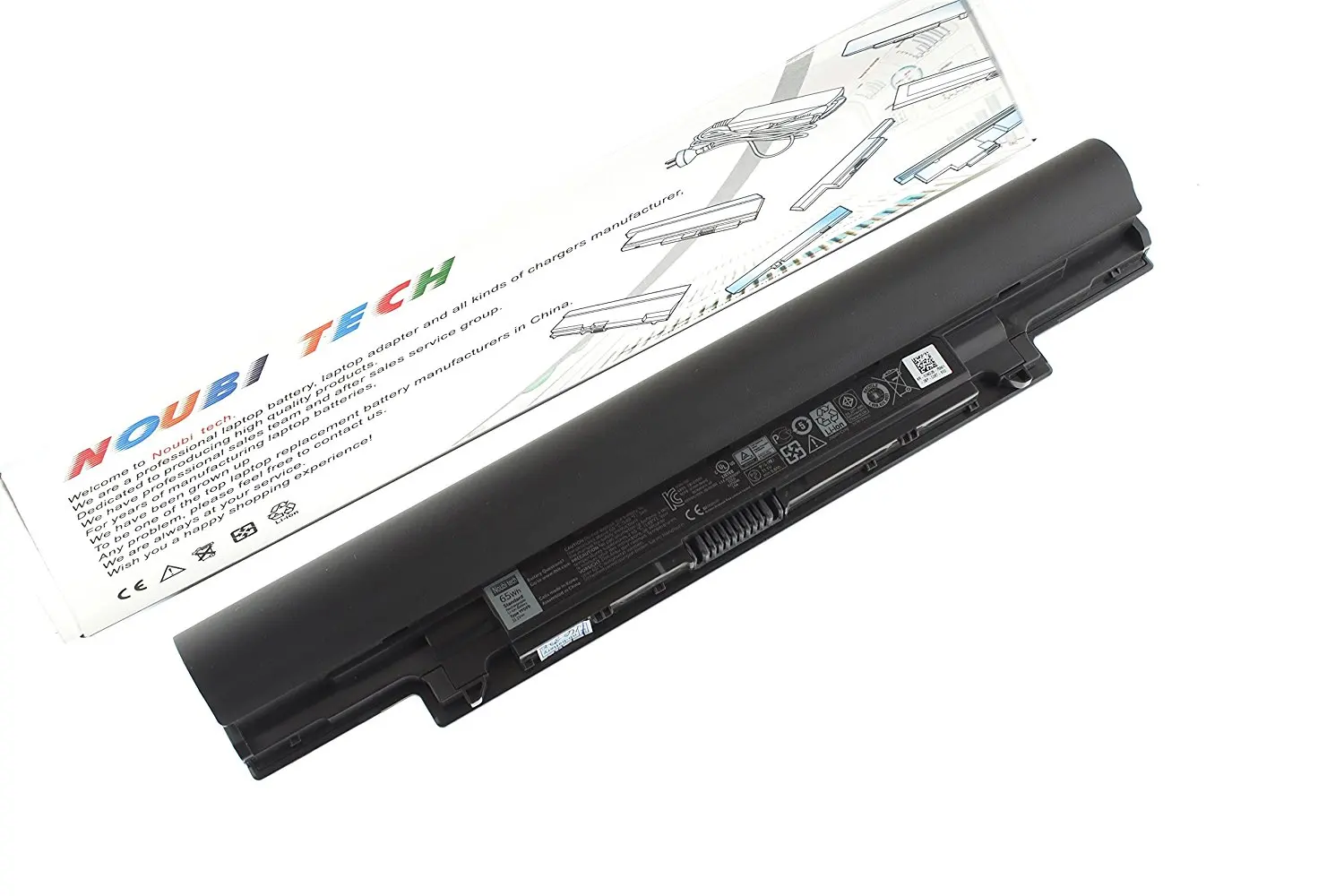 Noubi tech YFDF9 Laptop Battery 11.1v 65Wh for Dell V131 2 Series Dell Latitude 3340 YFDF9 YFOF9 5MTD8 Computer Batteries (6-Cells)