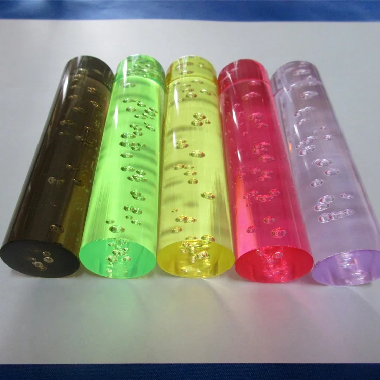 Large Pmma/acrylic Bubble Rod Acrylic Bubble Bar Buy Acrylic Bubble