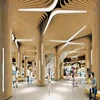 High Strength Interior Fireproof Wood Plastic Composite Ceiling Decoration