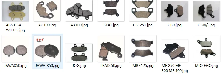 Hot sell JOG motorcycle spare part brake pad for motorcycle