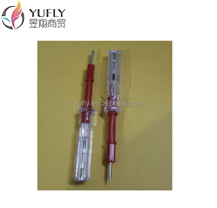 MAINS VOLTAGE TESTER Electrical Screwdriver AC/DC Circuit Test Insulated Testing