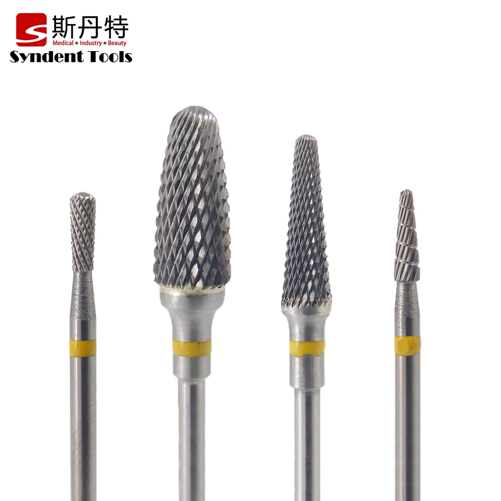 Extra Coarse Cylinder Round End Dental Burs Lab Rotary Instrument ...