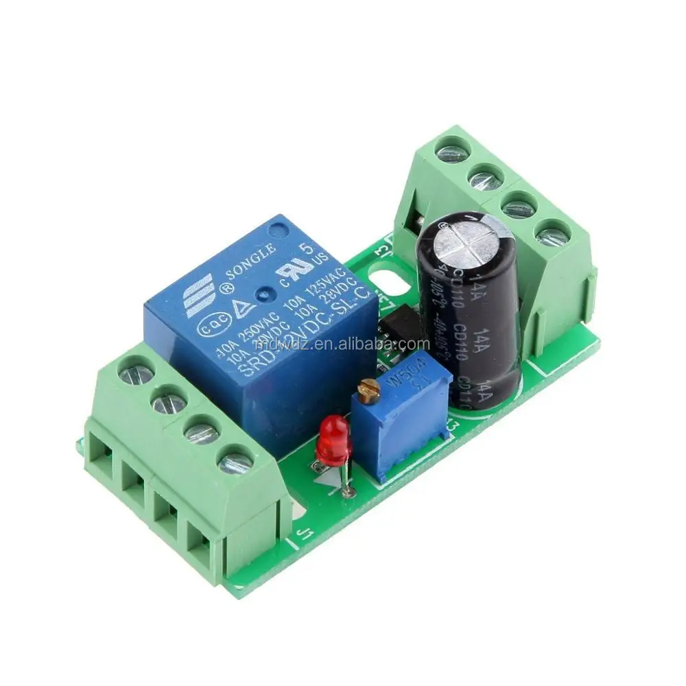 1x Delay Timer Switch DC 12V Adjustable Module 0 to 10 Second New On Off fu 