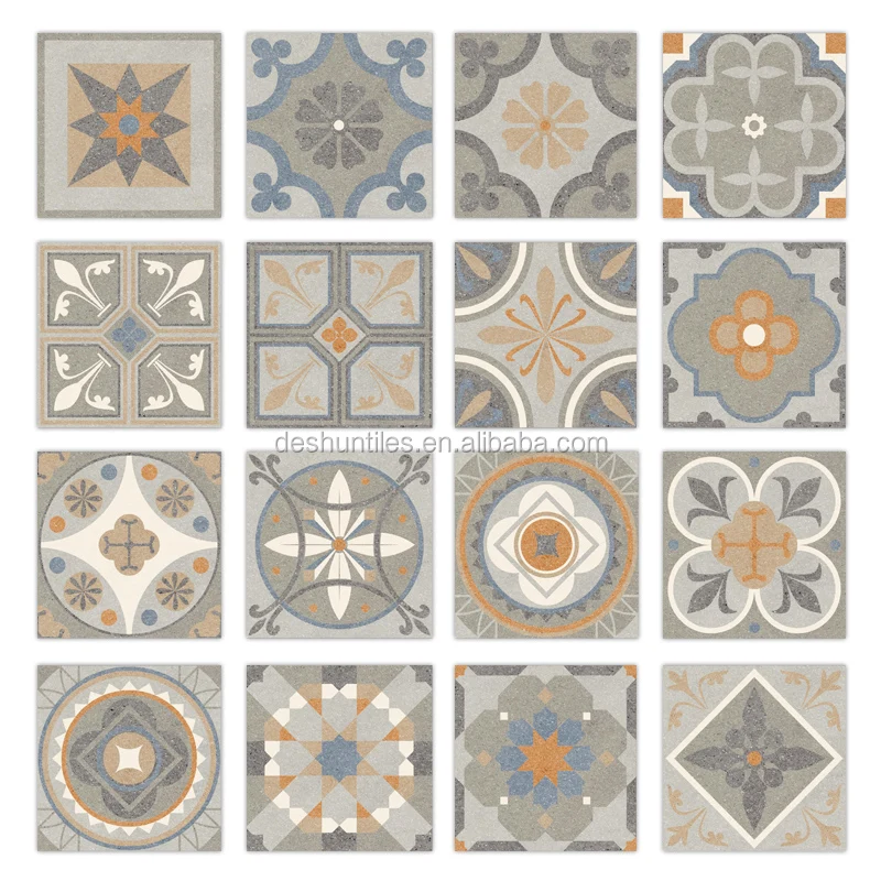 Nonslip Decorative Encaustic Cement Tile Handmade Tiles Bathroom Tile